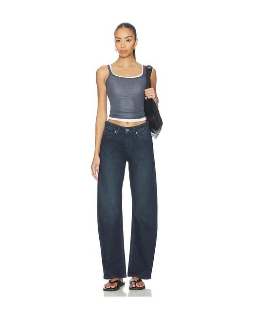 EB DENIM Blue Alida Loose Bowed