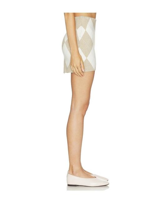 Show Me Your Mumu White Cher Mini Skort