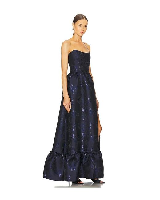 V. Chapman Charlotte ドレス Blue
