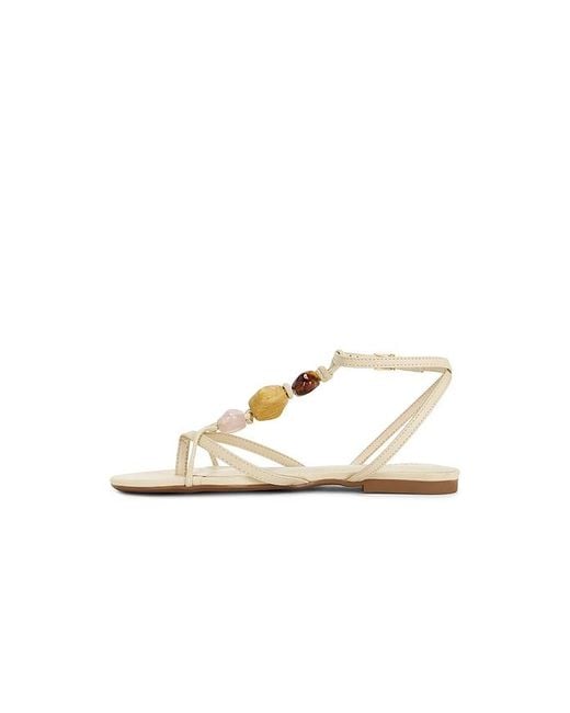 SCHUTZ SHOES White Amber Flat Sandal
