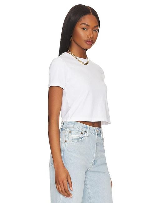Re/done White Micro Tee