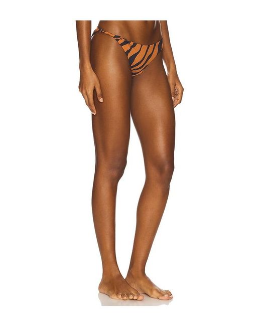 Ziah Multicolor Twisted Side Bikini Bottom