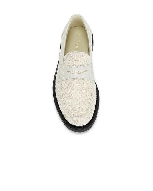 Filling Pieces White Crochet Loafer for men