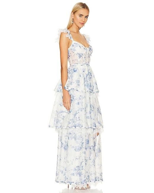 V. Chapman White Jolie Gown
