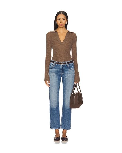 Citizens of Humanity Blue Anissa Low Rise Straight Jeans