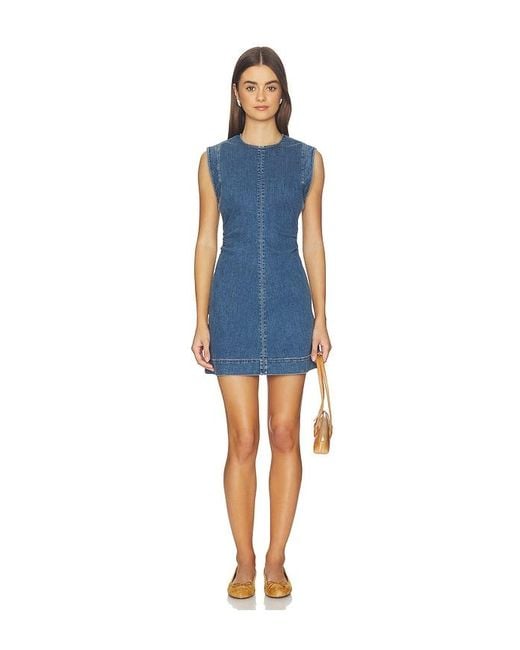 Veronica Beard Blue Imara Mini Dress
