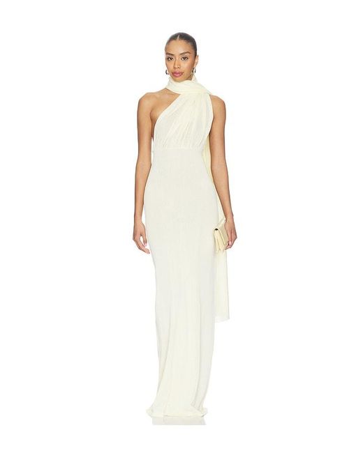 AYA MUSE White Thea Maxi Dress