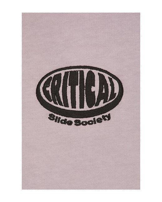 Critical Slide Pink Buzzed Hoodie for men