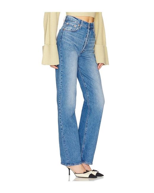 Levi's Blue Ribcage Full Length Jeans