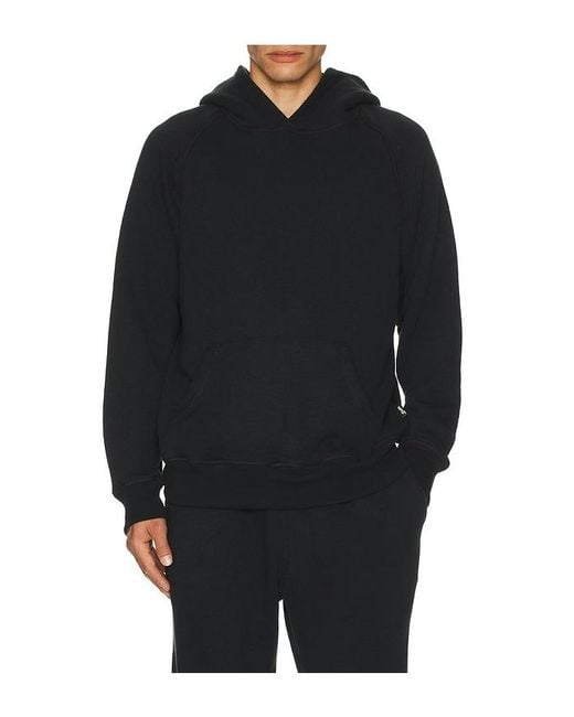 Bather Black Terry Hoodie for men