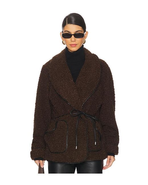 Jonathan Simkhai Black Jacke Mit Bindeverschluss