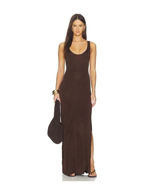 SRG Brown Octayvia Knit Gown