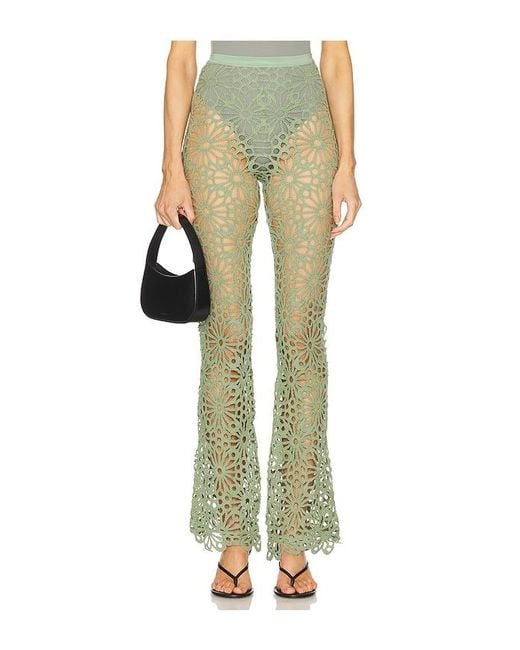 Norma Kamali Multicolor Boot Pant Without Waistband