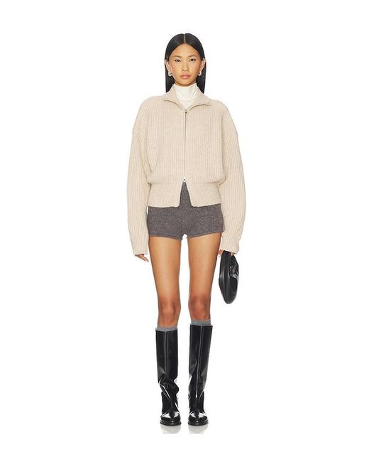 SNDY'S Natural Haze Zip Sweater