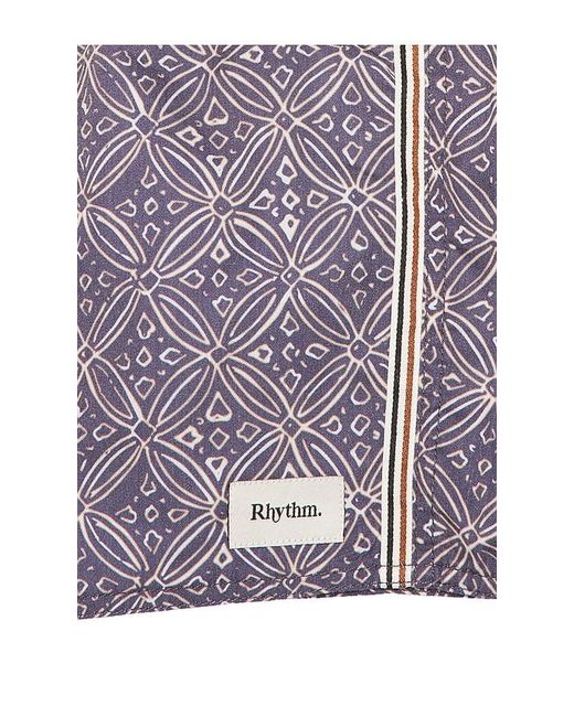 Rhythm Strandshorts Heritage Java in Blue für Herren