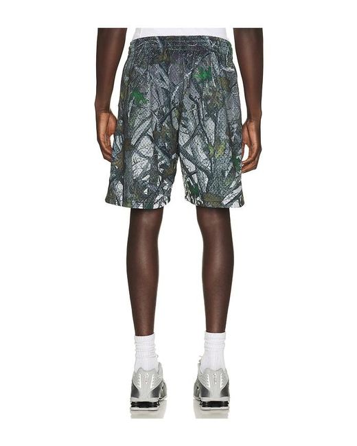 Mitchell & Ness Black Nfl Las Vegas Raiders Quiet Blaze 7 Mesh Shorts for men