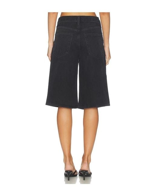 Agolde Black Ramona Short