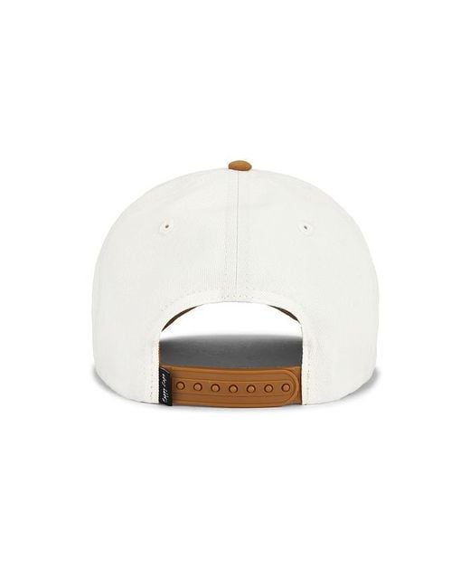 Happy Caps White Stacked Bubble Logo Two Tone 5 Panel Hat