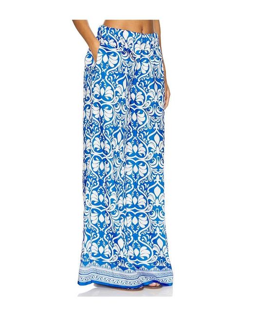Alice + Olivia Blue Keegan Pant