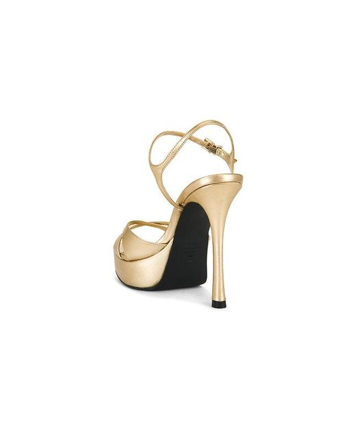 SCHUTZ SHOES Metallic Maxine Platform Sandal