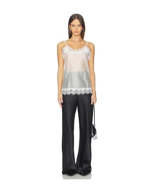 Milkwhite White X Revolve Lingerie Top With Lace Details