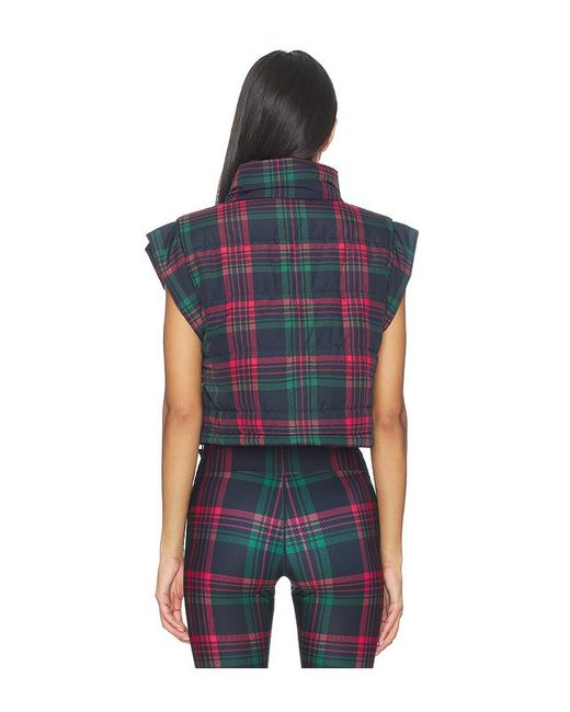 Beach Riot Blue Canyon Puffer Vest