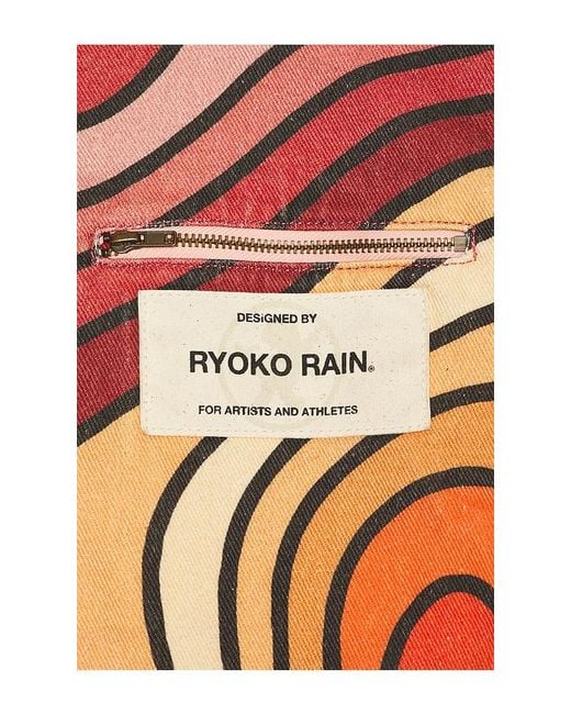Ryoko Rain Red Reversible 70S Work Jacket for men