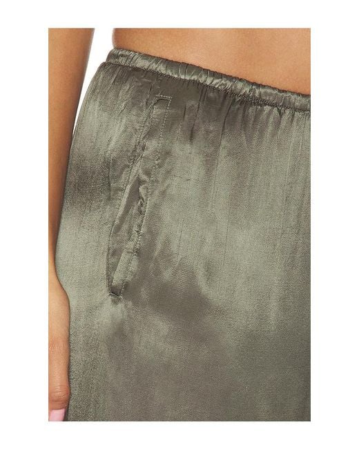 Bobi Green Wide Leg Pants