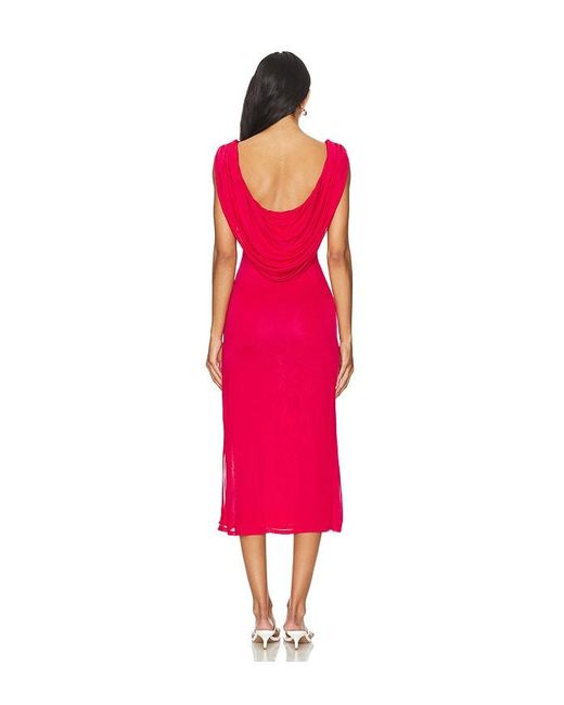 Belle Anna Red Maya Dress