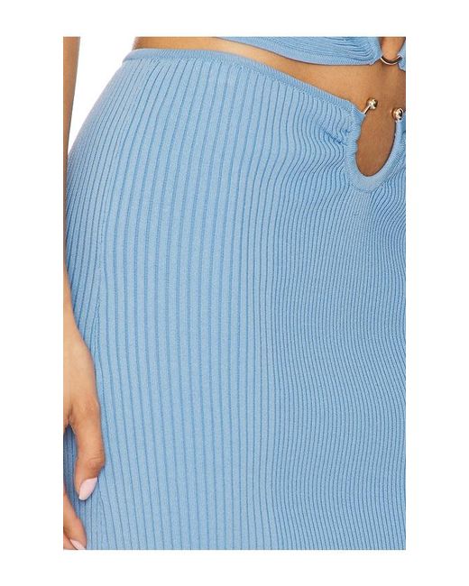 OSIS STUDIO Blue Sonnet Skirt