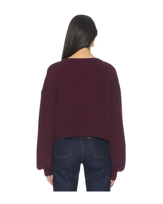MORE TO COME Blue Darlene Cardigan