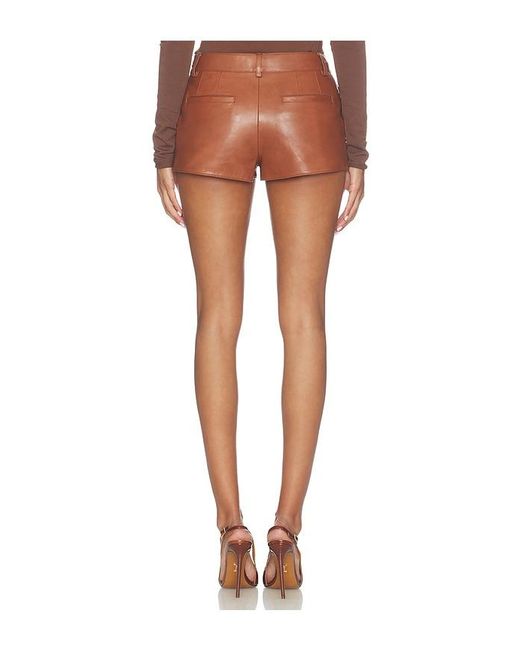 retroféte Multicolor Valesia Leather Short