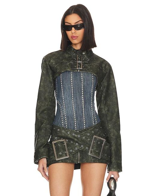 Jaded London Assassin Ultra Cropped Jacket in Black | Lyst UK 