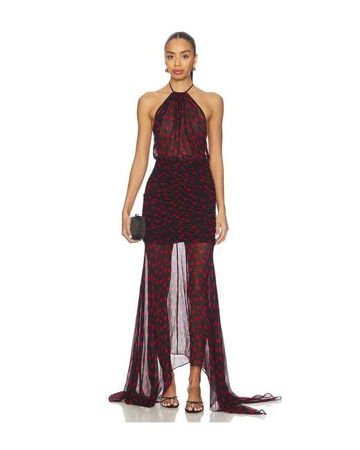 Ronny Kobo Red Tilda Dress