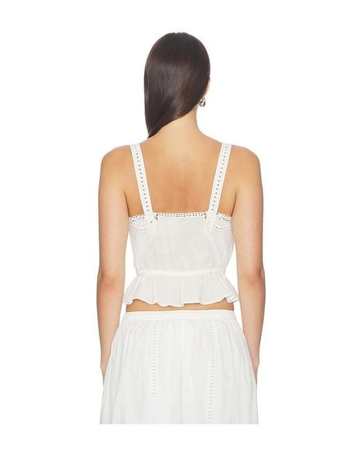 Camila Coelho White Carlina Top