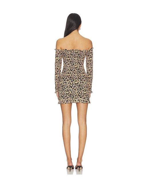 AFRM Natural Peck Dress