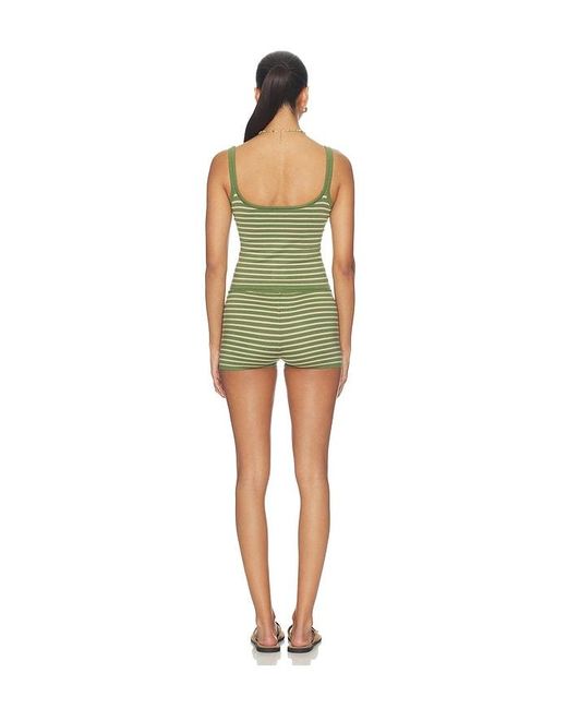 superdown Green Anneli Knit Short Set