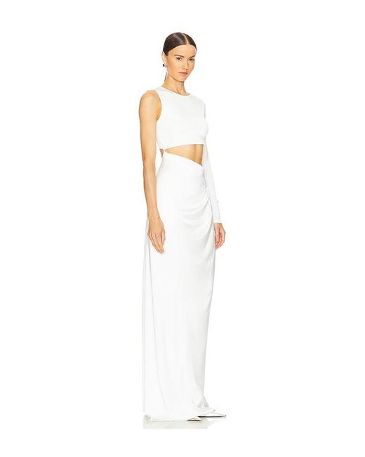 Ceren Ocak White Cut Out Dress