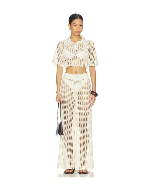 PATBO Natural Selene Mesh Shirt