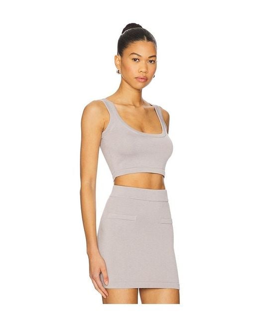SNDY'S White Beverly Crop Top