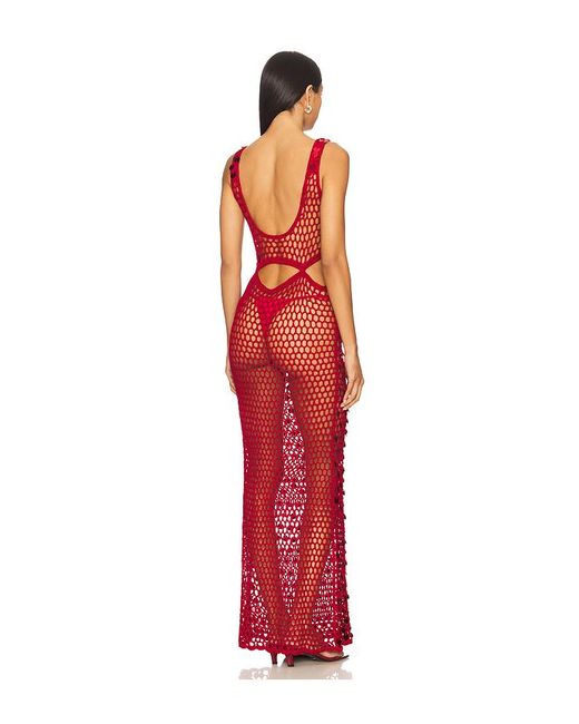 superdown Red Elena Maxi Dress