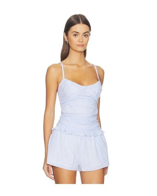 Tularosa White Carmen Top