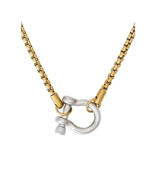 petit moments Multicolor Chunky Carabiner Necklace