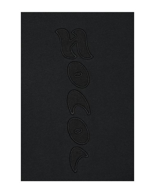 Honor The Gift Black Denim Hoodie for men