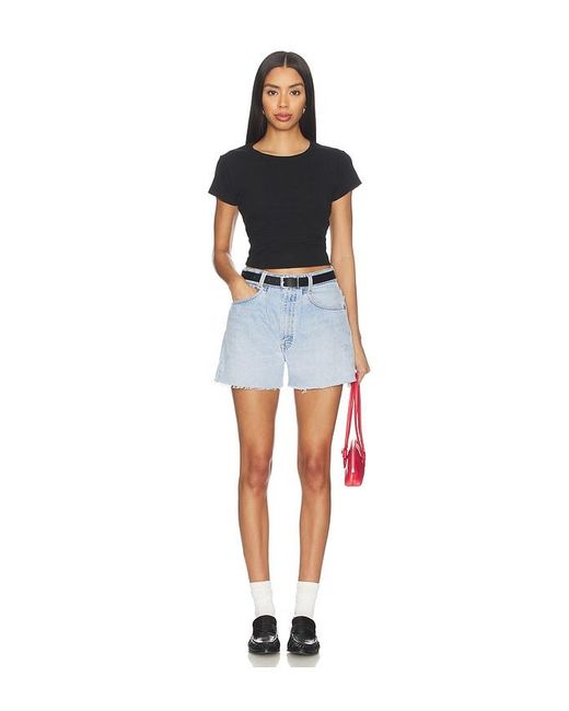 RAT BOI Black Pointelle Perfect Tee