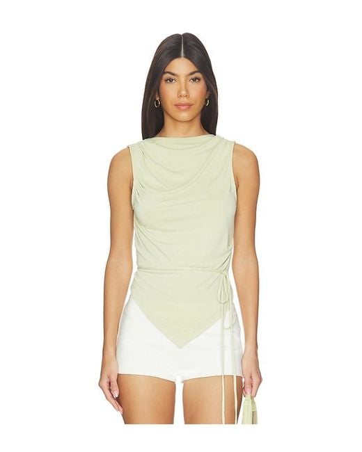 geel White Portia Top