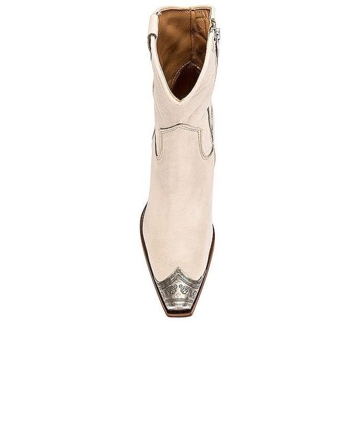 Free People White Brayden Western Boot
