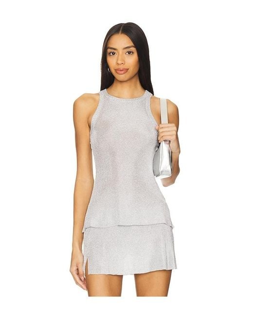 GUIZIO White Millie Top