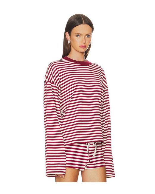 Lioness Red Bloom Long Sleeve Top