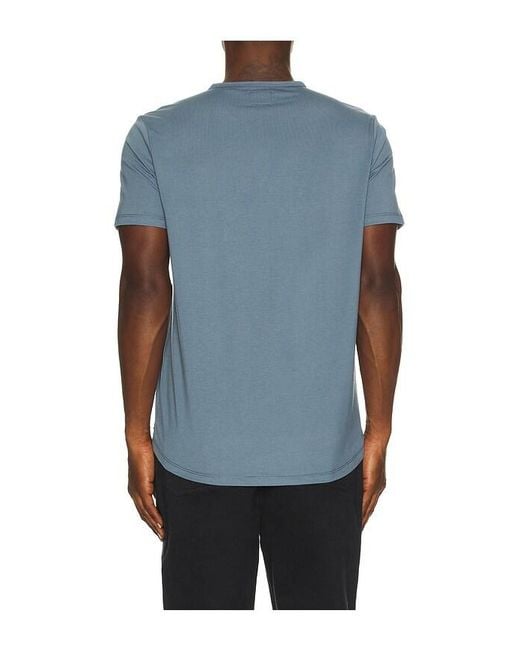 Cuts Blue Ao Henley Tee for men
